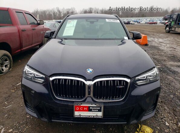 5UX83DP06N9L26961 2022 BMW X3 Черный Вид спереди