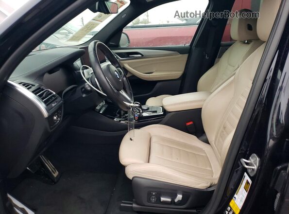 5UX83DP06N9L26961 2022 BMW X3 Черный Вид салона спереди
