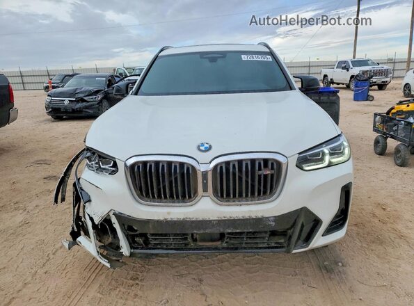 5UX83DP07N9J41737 2022 BMW X3 White Вид спереду