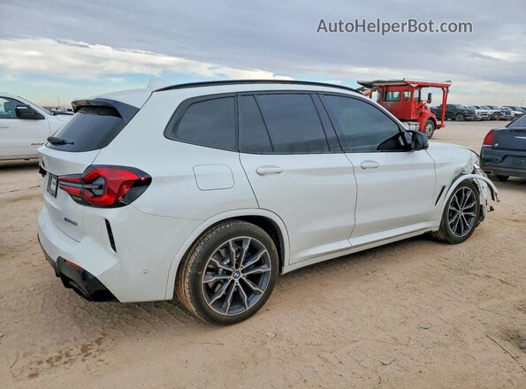 5UX83DP07N9J41737 2022 BMW X3 White Задня права чверть
