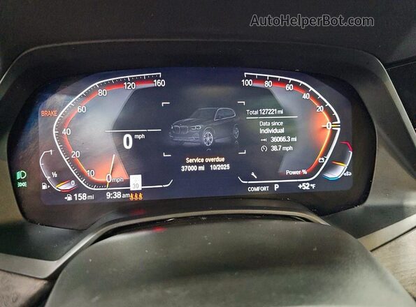 5UXCR4C00P9P50900 2023 BMW X5 Черный Вид панели приборов