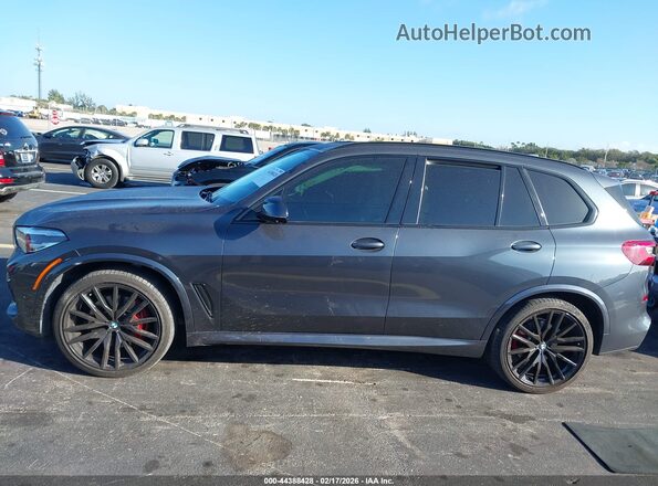 5UXCR4C02N9K57667 2022 BMW X5 Gray Սալոնի 360 աստիճան տեսք