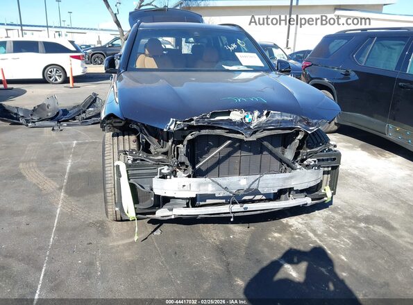 5UXCR4C09P9R80810 2023 BMW X5 Blue Вид спереду