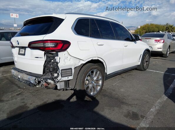 5UXCR6C01P9R88847 2023 BMW X5 White Trasero derecho