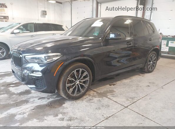 5UXCR6C05L9D08333 2020 BMW X5 Black წინა მარცხენა ხედი სამი მეოთხედიდან