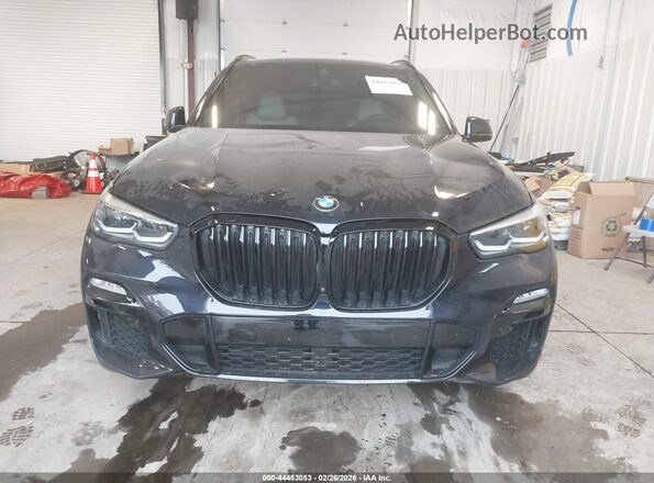 5UXCR6C05L9D08333 2020 BMW X5 Black ხელსაწყოთა პანელის ხედი