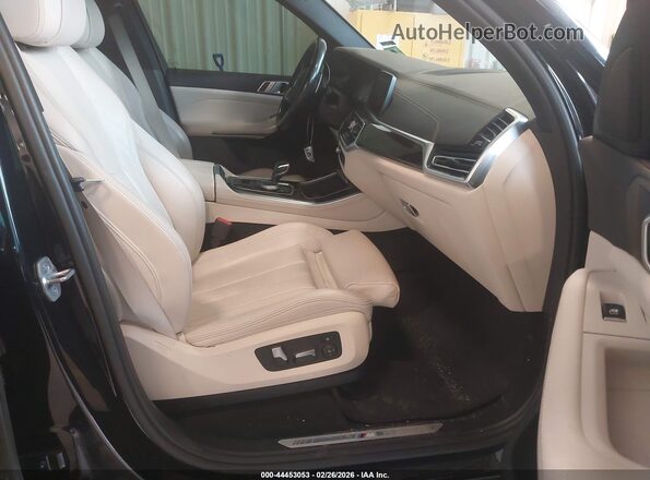 5UXCR6C05L9D08333 2020 BMW X5 Black წინა სალონის ხედი