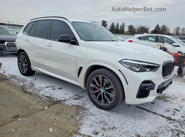 5UXCR6C09N9K65616 2022 BMW X5 White Передня права чверть