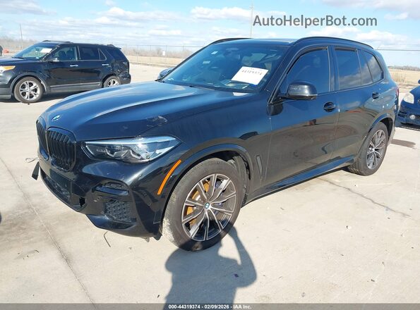 5UXCR6C09P9R36432 2023 BMW X5 Black Առջևի ձախ երեք քառորդ տեսարան