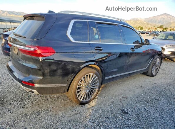 5UXCW2C01L9B41874 2020 BMW X7 Black უკანა მარჯვენა