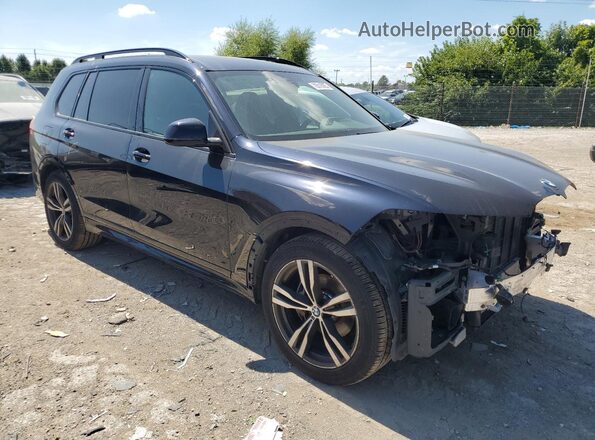 5UXCW2C01M9F64522 2021 BMW X7 Black წინა მარჯვენა