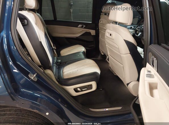 5UXCW2C03M9E70013 2021 BMW X7 Blue VIN sticker view