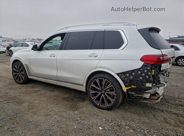 5UXCW2C03M9G47868 2021 BMW X7 White Հետևի ձախ
