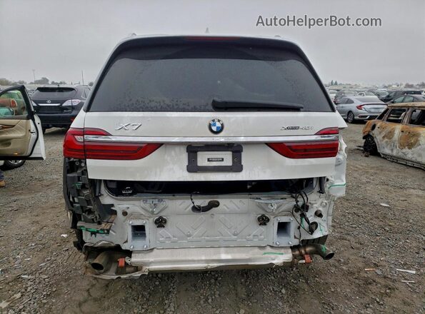 5UXCW2C03M9G47868 2021 BMW X7 White Հետևի տեսք