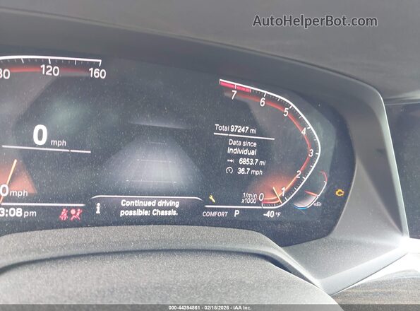 5UXCW2C04L9B40606 2020 BMW X7 White Widok tylnych siedzeń