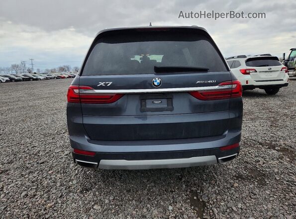 5UXCW2C04M9D95662 2021 BMW X7 Gray Вид ззаду