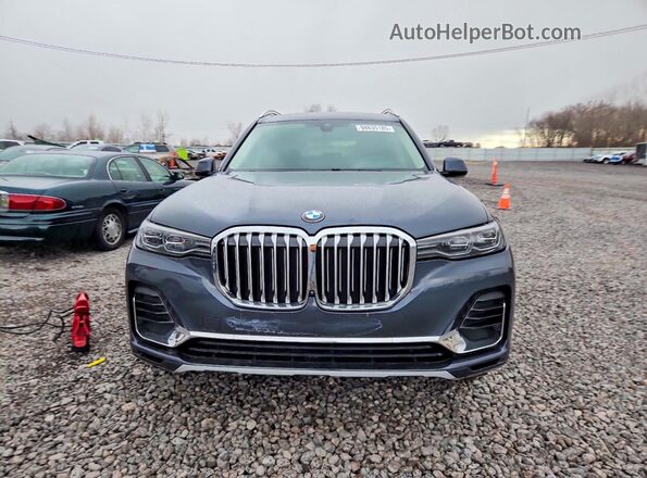 5UXCW2C04M9D95662 2021 BMW X7 Gray Вид спереду