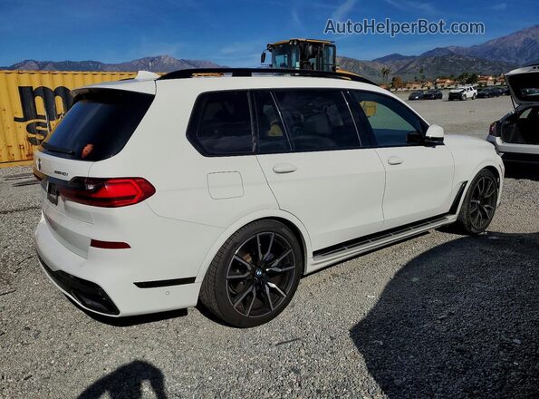 5UXCW2C04M9E21497 2021 BMW X7 White Задня права чверть