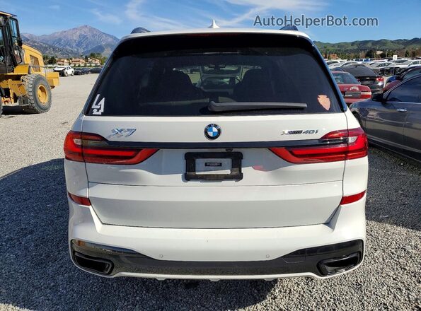 5UXCW2C04M9E21497 2021 BMW X7 White Вид ззаду