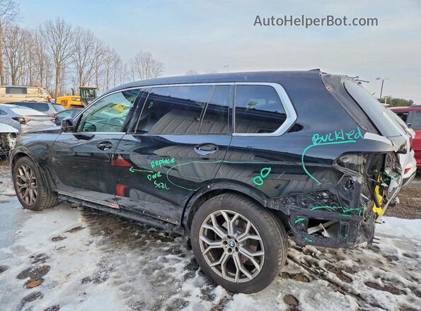 5UXCW2C04M9F34950 2021 BMW X7 Black Задня ліва чверть