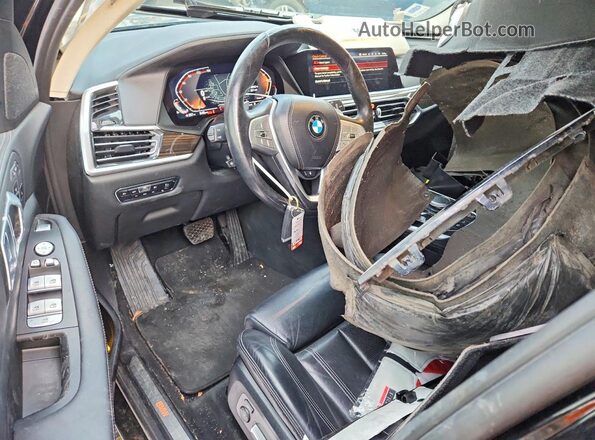 5UXCW2C04M9F34950 2021 BMW X7 Black Вид панелі приладів