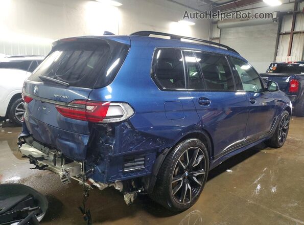 5UXCW2C07M9E43574 2021 BMW X7 Blue Tył prawy