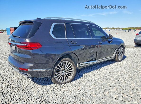 5UXCW2C08M9E65079 2021 BMW X7 Gray Задня права чверть