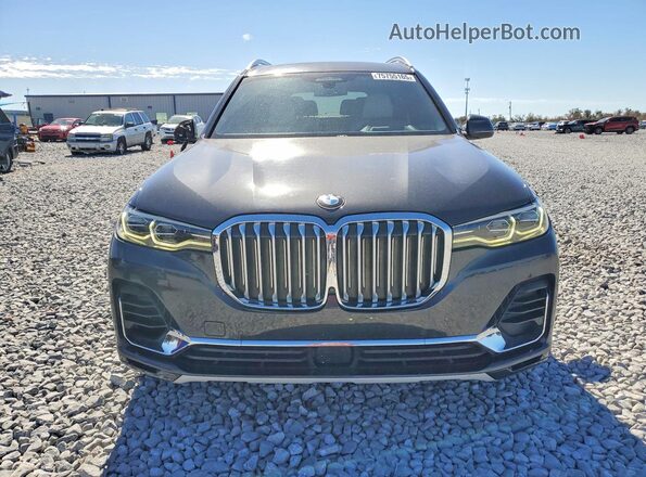 5UXCW2C08M9E65079 2021 BMW X7 Gray Вид спереду