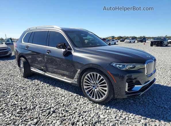 5UXCW2C08M9E65079 2021 BMW X7 Gray Передня права чверть