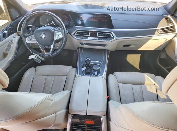 5UXCW2C08M9E65079 2021 BMW X7 Gray Вид панелі приладів