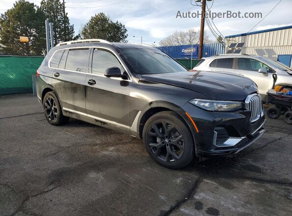 5UXCW2C08N9K61736 2022 BMW X7 Black Delantero derecho