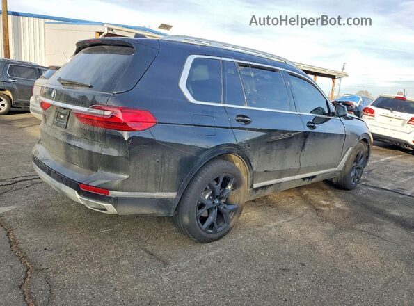 5UXCW2C08N9K61736 2022 BMW X7 Black Trasero derecho