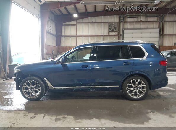 5UXCW2C08N9M79899 2022 BMW X7 Blue 
