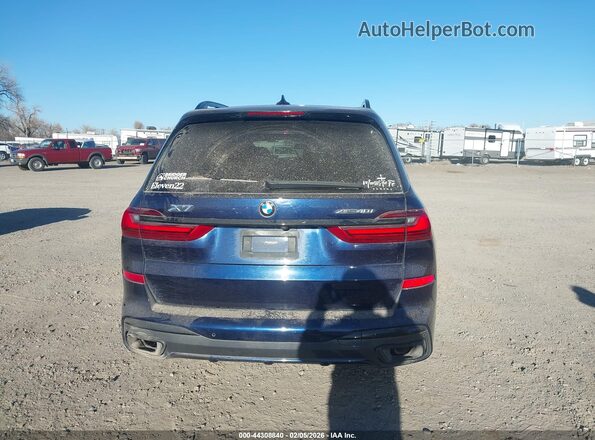 5UXCW2C08N9M85394 2022 BMW X7 Dark Blue 