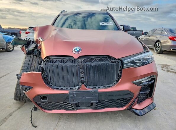 5UXCW2C0XL0E74708 2020 BMW X7 Red Widok z przodu