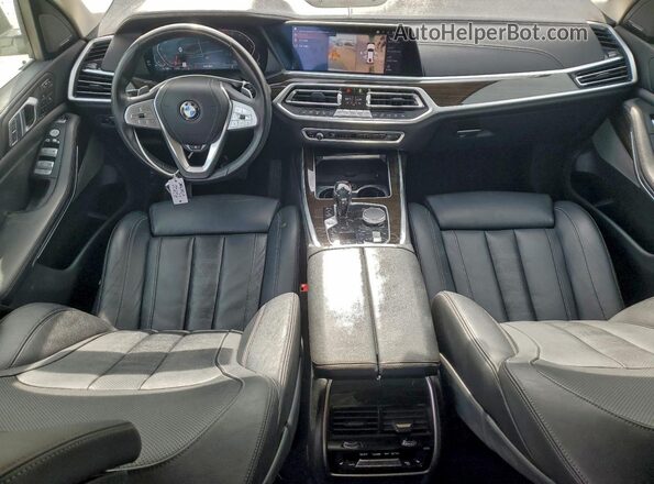 5UXCW2C53KL088895 2019 BMW X7 White Вид панелі приладів