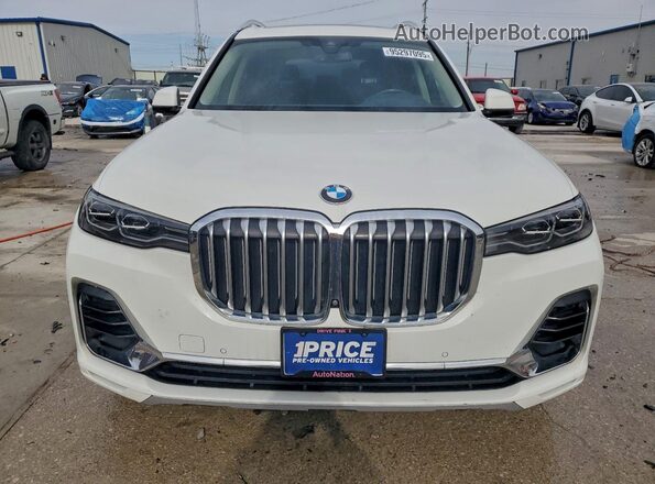 5UXCW2C53KL088895 2019 BMW X7 White Вид спереду