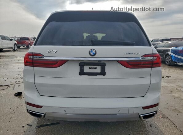 5UXCW2C53KL088895 2019 BMW X7 White Вид ззаду