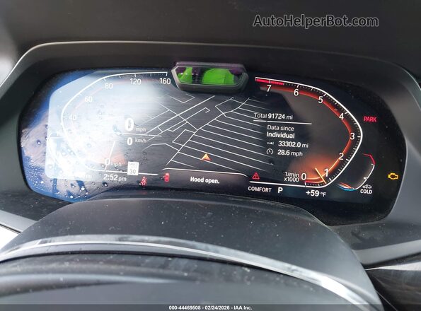 5UXCW2C5XKL082981 2019 BMW X7 Gray Հետևի նստատեղերի տեսք