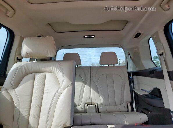 5UXCW2C5XKL087548 2019 BMW X7 Black უკანა სავარძლების ხედი
