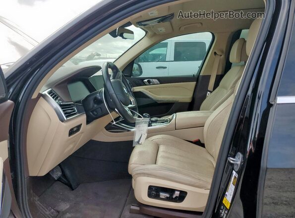5UXCW2C5XKL087548 2019 BMW X7 Black წინა სალონის ხედი
