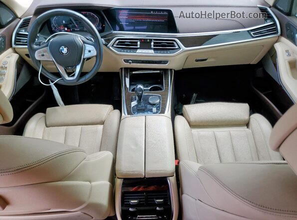 5UXCW2C5XKL087548 2019 BMW X7 Black წინა პანელის ხედი