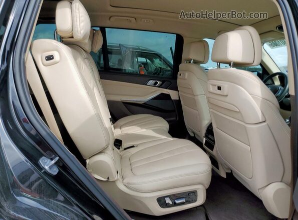 5UXCW2C5XKL087548 2019 BMW X7 Black უკანა სალონის ხედი