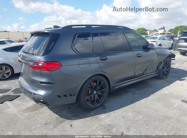 5UXCX6C04M9E90131 2021 BMW X7 Gray Tył prawy
