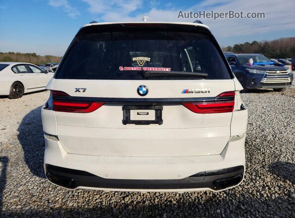 5UXCX6C06N9J77483 2022 BMW X7 White Widok z tyłu