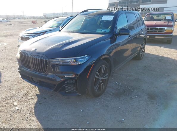 5UXCX6C08L9B26308 2020 BMW X7 Black Передня ліва чверть