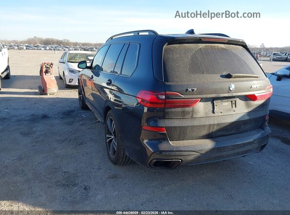 5UXCX6C08L9B26308 2020 BMW X7 Black Задня ліва чверть