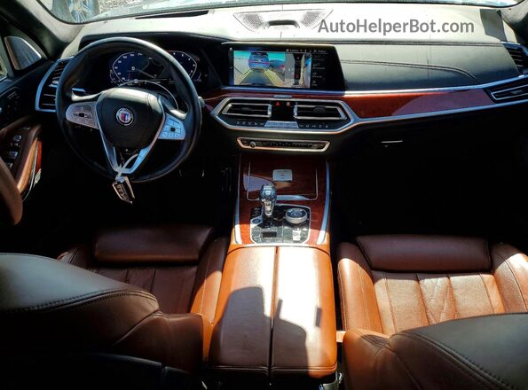 5UXCX6C15M9G45505 2021 BMW X7 Black წინა პანელის ხედი