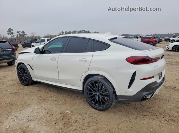 5UXCY6C01M9H49977 2021 BMW X6 White 