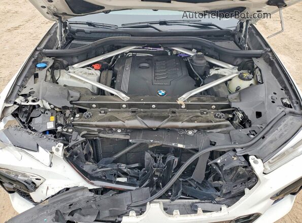 5UXCY6C01M9H49977 2021 BMW X6 White 